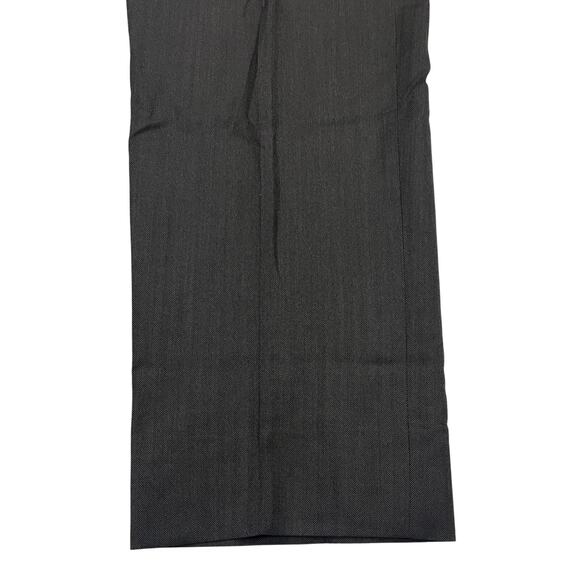 13-19 BROOKS BROTHERS Men's Fitzgerald 1818 Wool Suit Striped Black Size 42R/W36 - Picture 14 of 16